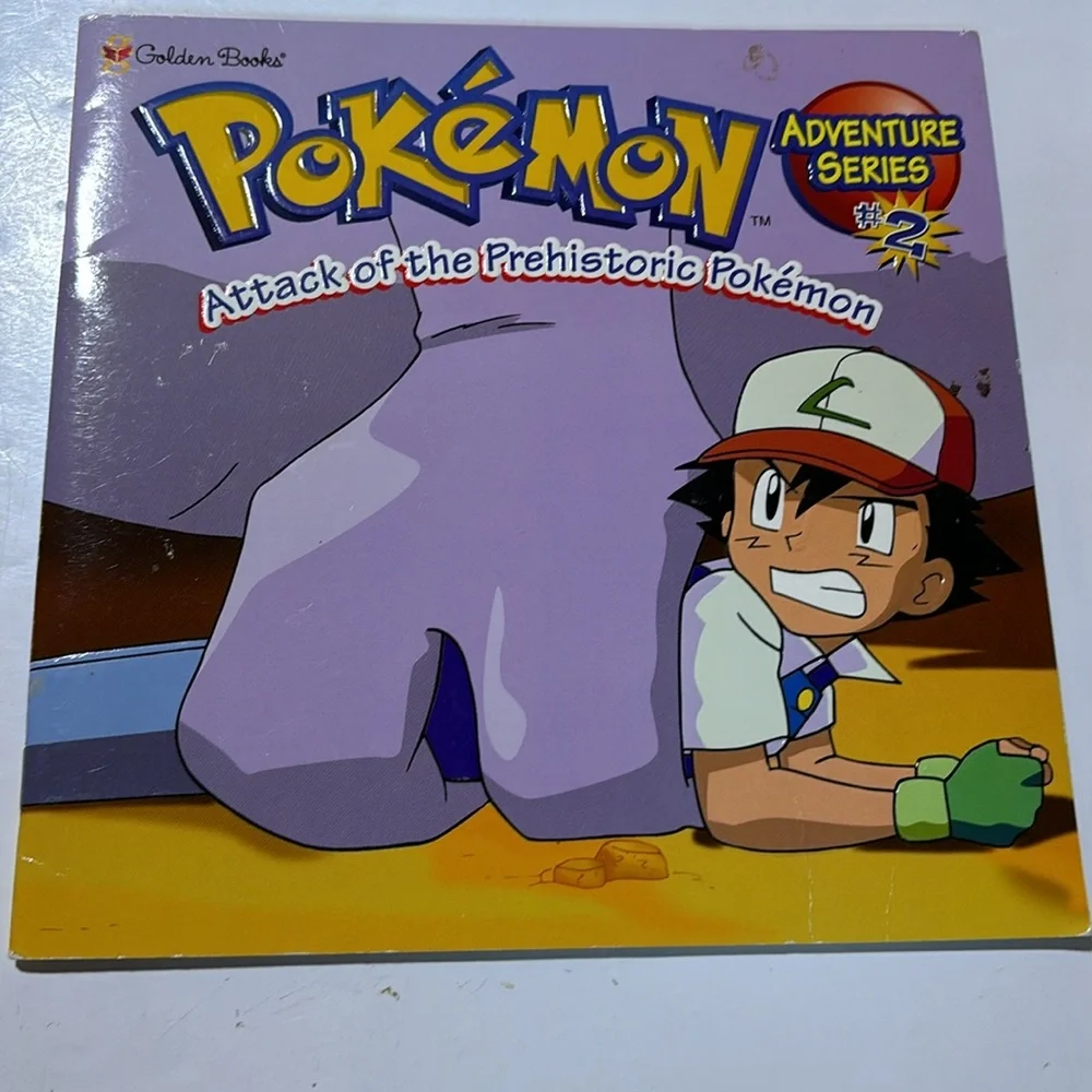 Pokemon BOOK Vintage 1998 Two Pokémon Adventure Series Paperback Books Nintendo